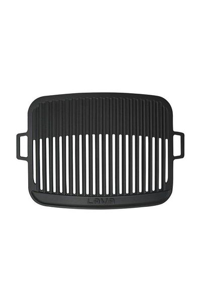 Lava Double Handle Cast Iron Barbecue Grill - 36x45 cm