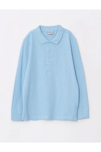 LC Waikiki Băiat - Tricou cu mânecă lungă cu gât polo