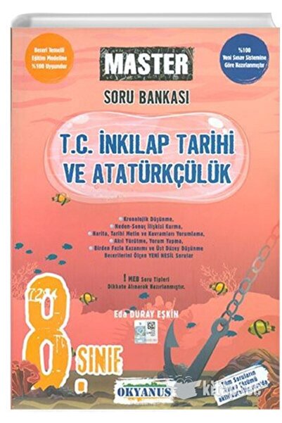 Okyanus Yayınları 8. Sınıf Master Inkılap Tarihi Soru Bankası