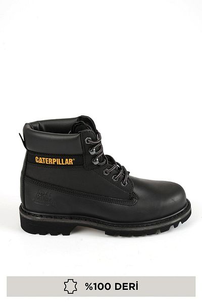 Caterpillar Men's Black Leather Boots - Colorado Black Model