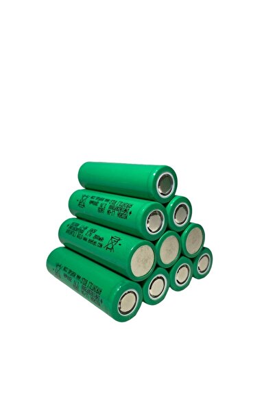 Micron 10 Adet Lityum Pil 18650 3.7 V 2000 Mah 5c Pil (batarya)