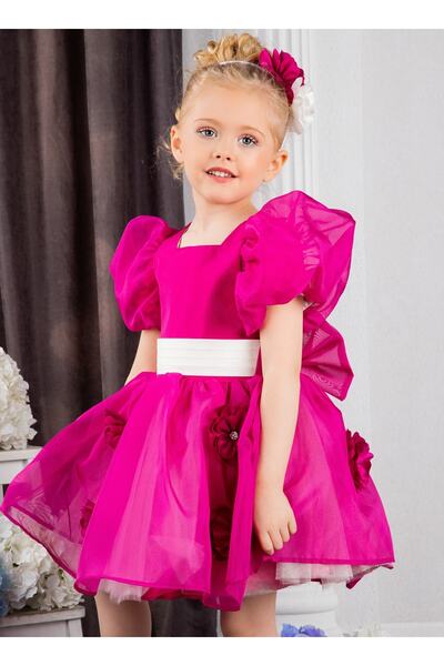 clara kids فستان عيد ميلاد مزين بالزهور