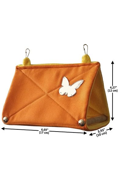 Akat Cosy Pretty Budgie Sleeping Hammock (orange)