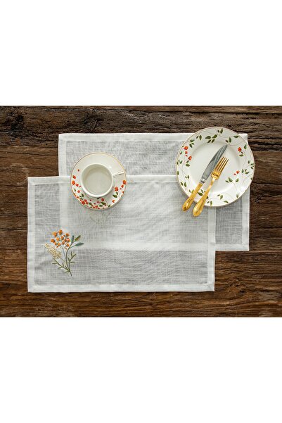 English Home Belleza 2'li Amerikan Servis 30x50 Cm Beyaz