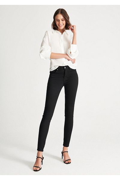 Trn JNS Super Skinny Jeans Παντελόνι Colorfast Black Jeans (συλλέκτης)