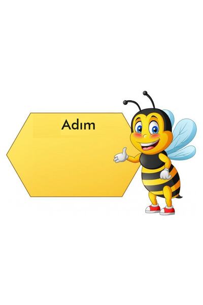 TELLGRAF REKLAM HİZMETLERİ Adım Yazılı Okul Defter- Kitap Etiketi(stickerı) (...