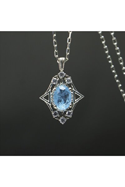 Moko Art Design Kök Akuamarin Ve (925 Silver)