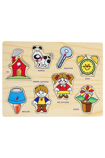 Bubu Wooden Puzzle Items, Children's Educational Puzzle Set