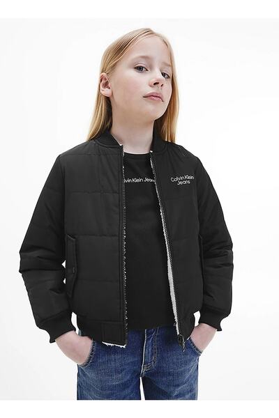 Calvin Klein Siyah Erkek Çocuk Mont Iu0ıu00301