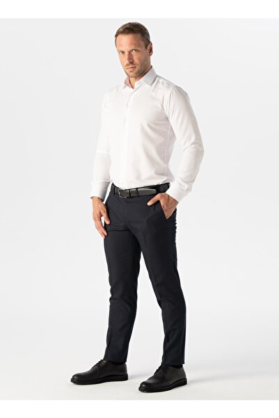 SÜVARİ Normal Bel Normal Paça Slim Fit Lacivert Erkek Pantolon Pn1014100158