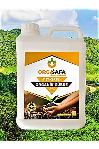Orgasafa Organik Konsantre Bitkisel Menşeli Sıvı Gübre 5 Lt, Bitkileriniz Için Güçlü, Besleyici Ve Etkili...