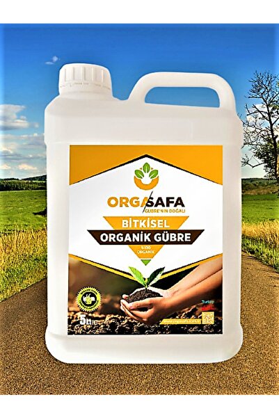Orgasafa Organik Konsantre Bitkisel Menşeli Sıvı Gübre 5 Lt, Bitkileriniz Için Güçlü, Besleyici Ve Etkili...