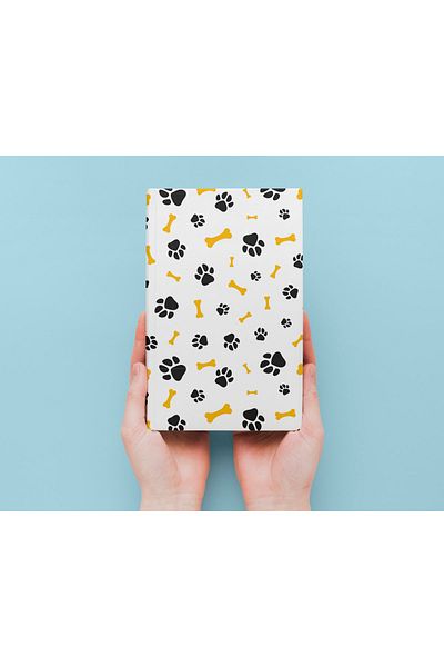 daystore طقم دفتر ملاحظات مكون من 3 قطع بتصميم كلب - مقاس A5 - مخطط - 13x21 سم - 64 صفحة