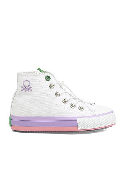 Benetton ® |   Bn-30651 - 3394 Liliac alb - Pantofi sport pentru copii