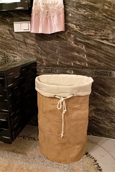 Çt Çeyizci Tekstil Çamaşır Torbası, Kirli Banyo Torbası, Düzenleyici Torba Jü...