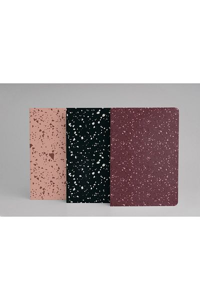 daystore طقم دفتر تيرازو 3 قطع - A5 - مخطط - 13x21 سم - 64 صفحة