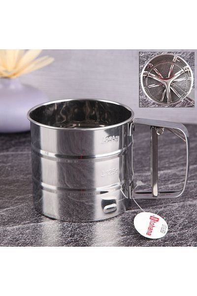 ZucciHome Stainless Steel Flour Sieve - Light and Durable