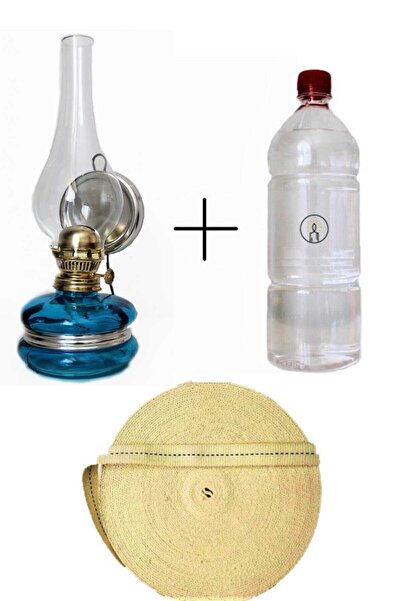 Vipfırsat Nostaljik Kamp Gaz Lambası 500 Ml Kandil Yakıtı 1 M Fitil