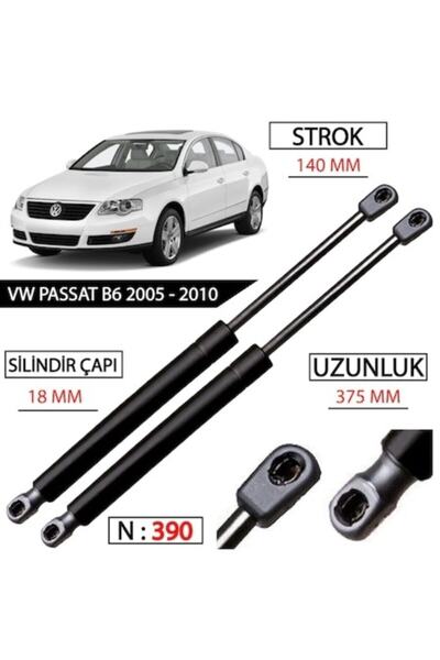 Genel Markalar Passat B6 Uyumlu Sedan Arka Bagaj Amortisörü 2005-2010 Takım 2 Adet