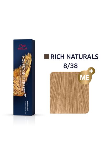 Wella Professionals Wella Koleston Perfect Me+ 8/38 - светло златисто синкаво...