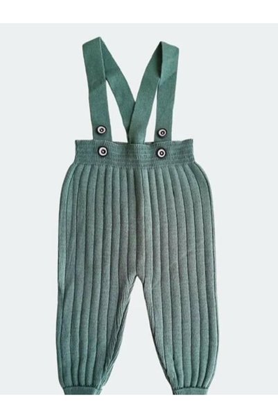BEBEĞİME ÇORAP Strappy Knitwear Tights My Baby - Mint Color Salopet