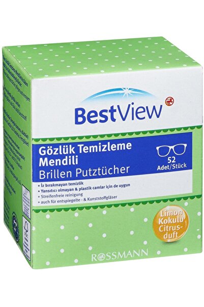 Bestview Marka: Best View Gözlük Temizleme Mendili Kategori: Cam Ve Parlak Yüzey Temizleyici