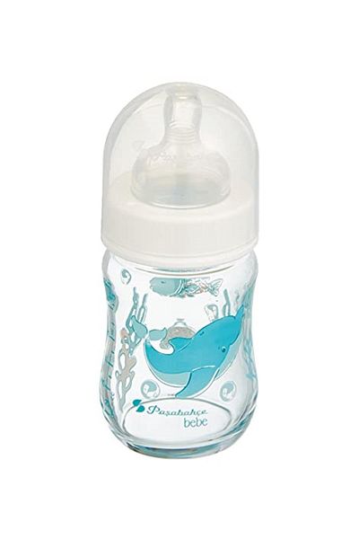 Paşabahçe Baby Bottle, 120ml, Medium Pacifier