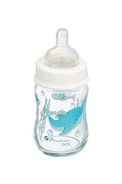 Paşabahçe Baby Bottle, 120ml, Medium Pacifier