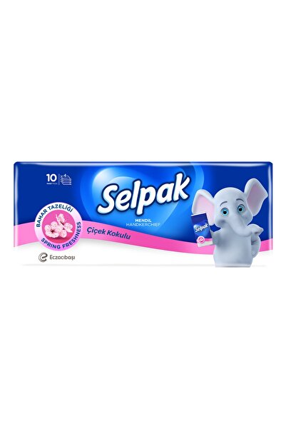 Selpak Pack of 10 Floral Scented Wipes