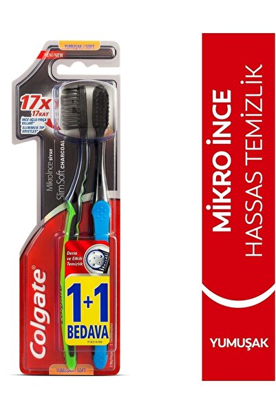 Colgate Marka: Diş Fırçası Mikro Ince Siyah Yumuşak 2'li Kategori: Manuel Diş Fırçası