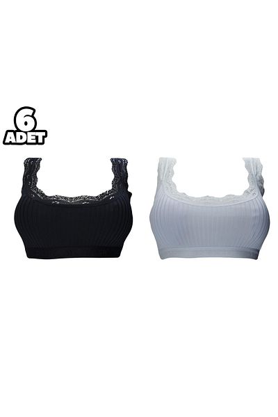 herrenk Dondeza 5033 - Jacquard and Lace γυναικείο μπουστάκι σετ 6 τεμαχίων