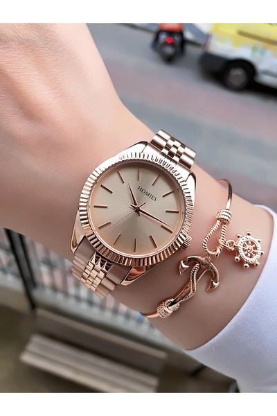 Homies Women's Wristwatch and Bracelet Gift Set