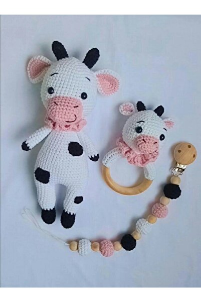 MYTOY Inek Yenidogan Set Organik Oyuncak