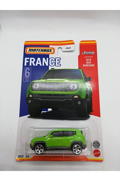 Matchbox 2019 Jeep Renagade Yeşil *france 2022