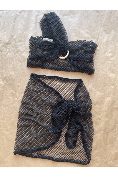 scyllastore Monroe File Нижній і верхній комплект парео - чорний