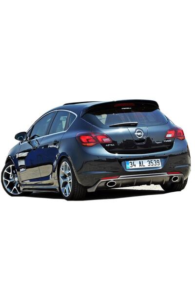 ps dizayn Opel Astra J Hb (2011-2013) Makyajsız Arka Tampon Eki - Difüzör (pl...