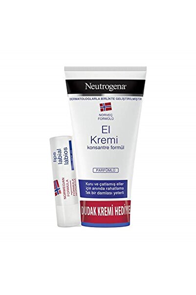 Neutrogena El Kremi Parfümlü 75 ml Ve Dudak Nemlendirici