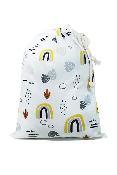 Atölye Eda Exclusive Rainbow Pattern Pouch