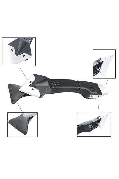 ebulduk 5 Pieces of Tile Joint Silicone Head - 3 Different Heads, Scraper-Remover