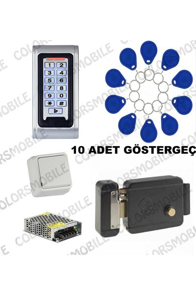 LEDONLİNE Rfid Su Geçirmez Metal Şifreli Kapı Kilidi Açma Dış Kapı Kilit