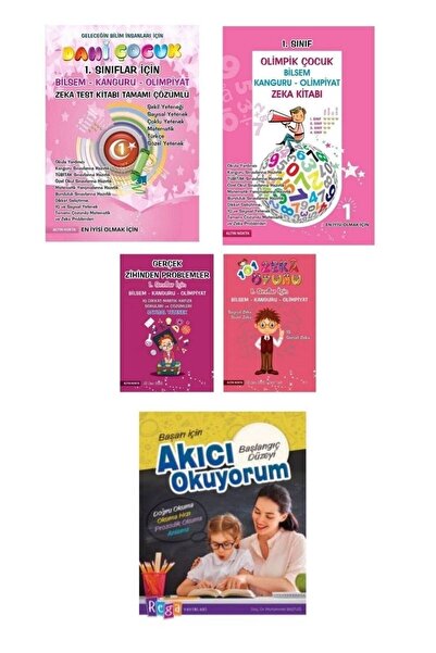 altın nokta Bilsem Dahi Çocuk Zeka Kitabı 101 Zeka Oyunu Zihinden Prob.ve Akı...