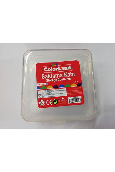 Colorland وعاء تغذية شفاف