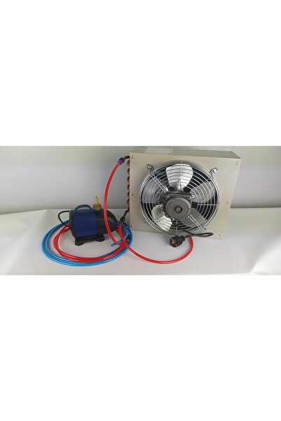 Lorddistiller 1 Kw Damıtma Kapasiteli Imbikler Için 1/3 Endüstriyel Fanlı Kondenser Ve Su Devirdaim Pompa Seti