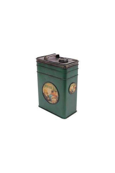 MCM GROUP Decorative Metal Fuel Can with Piggy Bank Vintage Gift