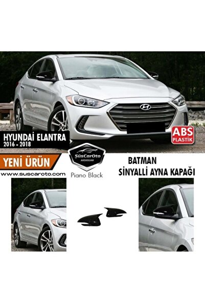 NamTuning Elantra Sinyalli Yarasa Ayna Kapağı 2016-2018 Arası Elentra Batman Ayna