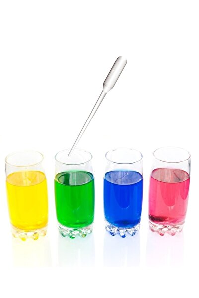 Genel Markalar Çocuk Aktarma Pipeti 10 Adet, Aktivite Zeka Beceri Öğrenim Eğlence Montessori Damlalık 3ml