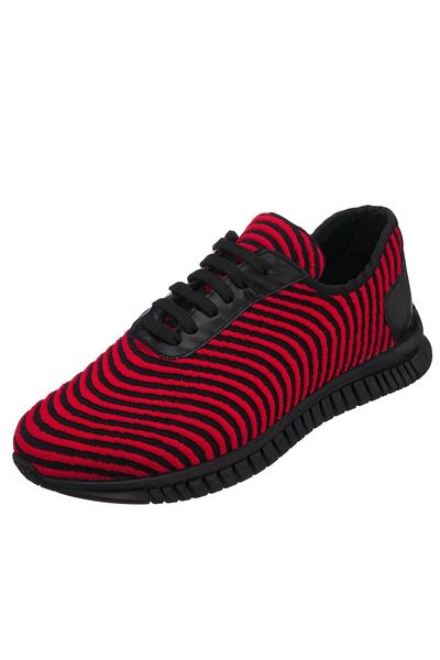 İriadam Eray-01 Red Sports Shoes Comfortable Wide Mold Rubber Flexible Sole