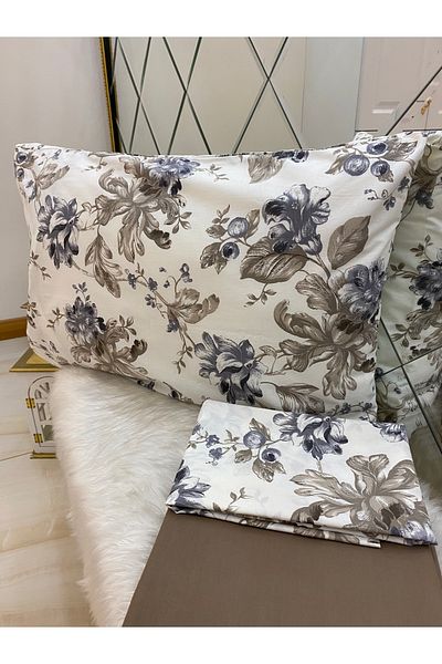 Özcan Ev Tekstil Ranforce Double Sheet Pillow Set 100% Cotton
