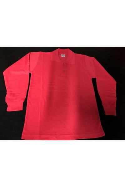 OKULCA Σχολικό μπλουζάκι Unisex χτενισμένο βαμβακερό ρόδι με λαιμόκοψη