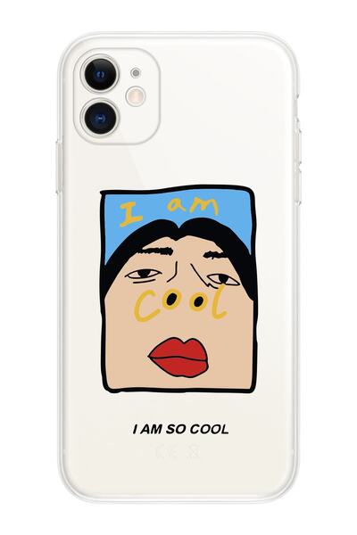 shoptocase Iphone 11 Uyumlu Cool Tasarımlı Şeffaf Telefon Kılıfı